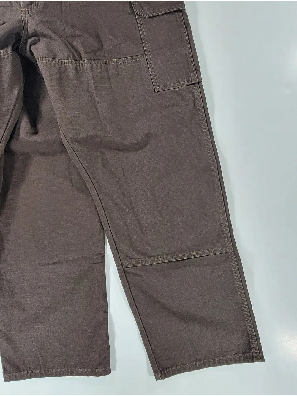 NEW Wrangler Riggs Pants 46x32 Brown Ripstop Ranger Relaxed Fit Workwear NWT